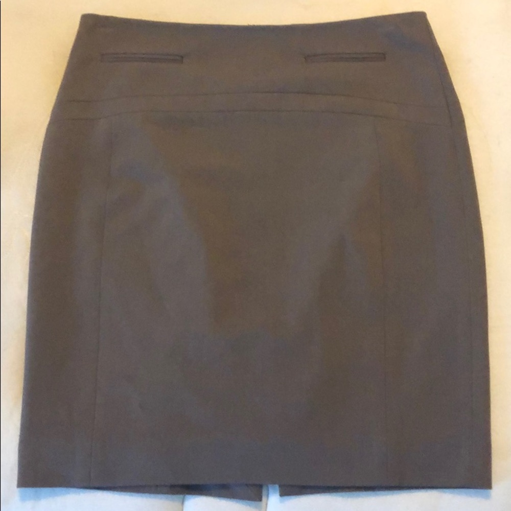 Express pencil skirt (gray/brown)